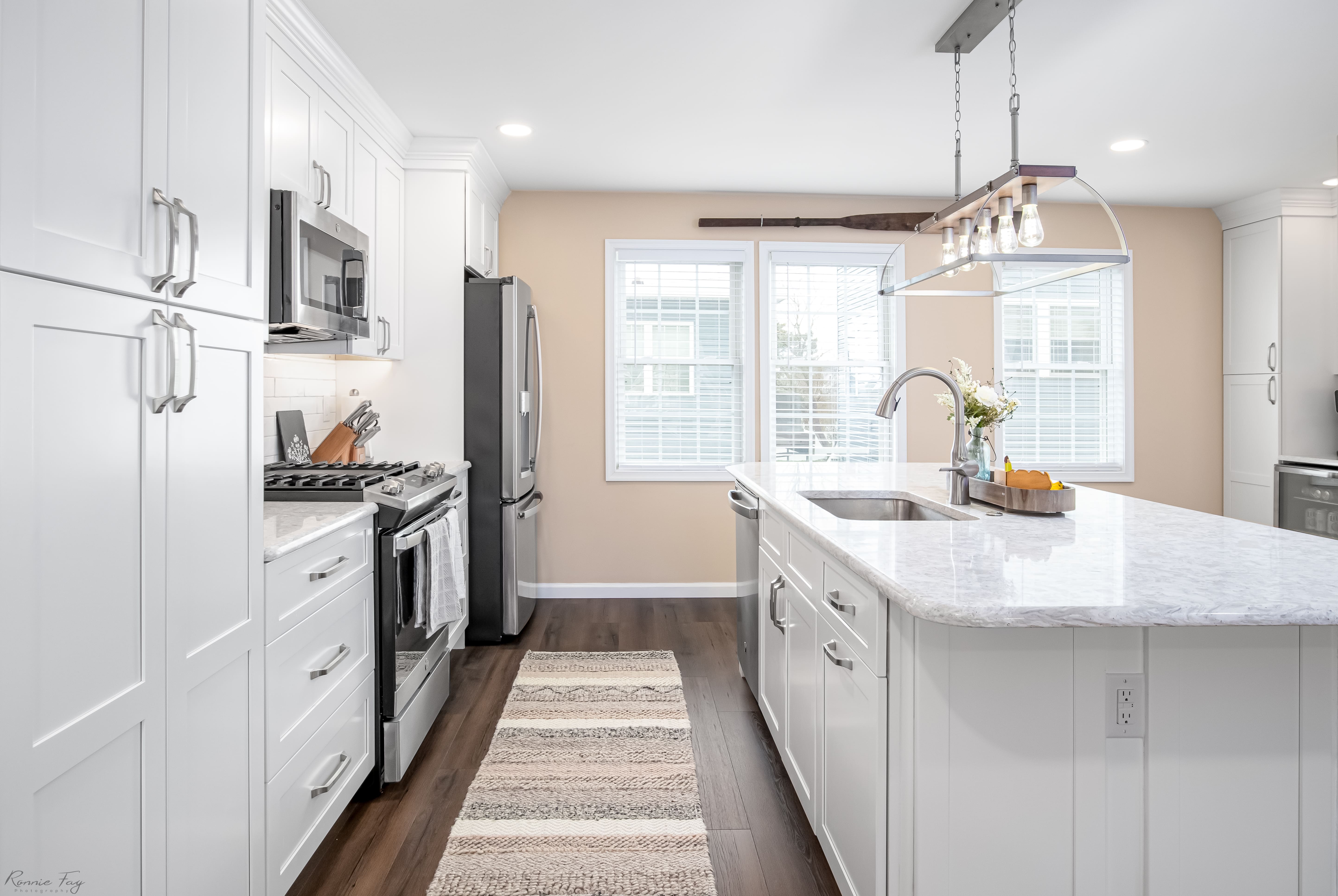 Kitchen cabinetry with peninsula — Cape May County, NJ