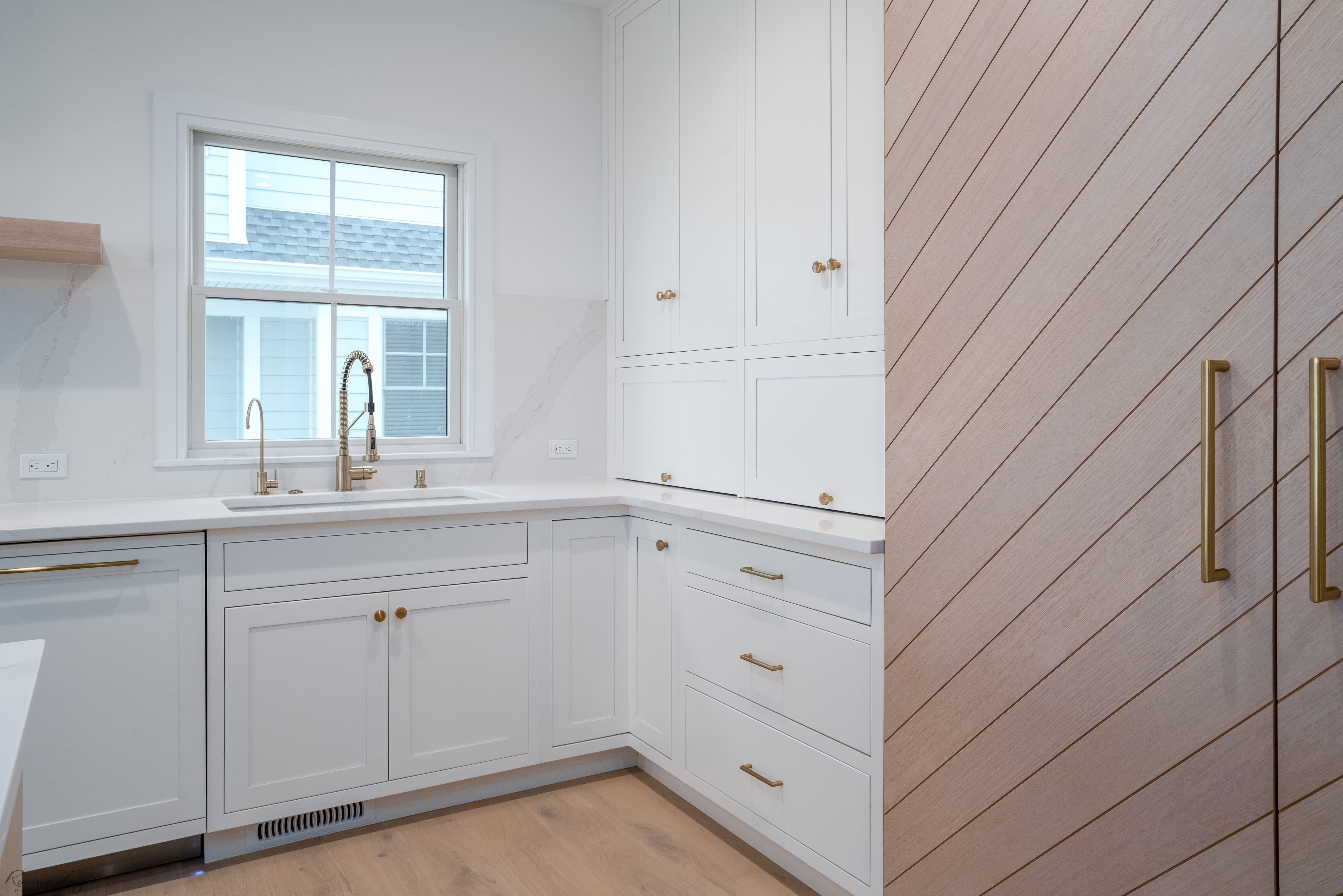 Modern white kitchen cabinetry — Ocean City, NJ