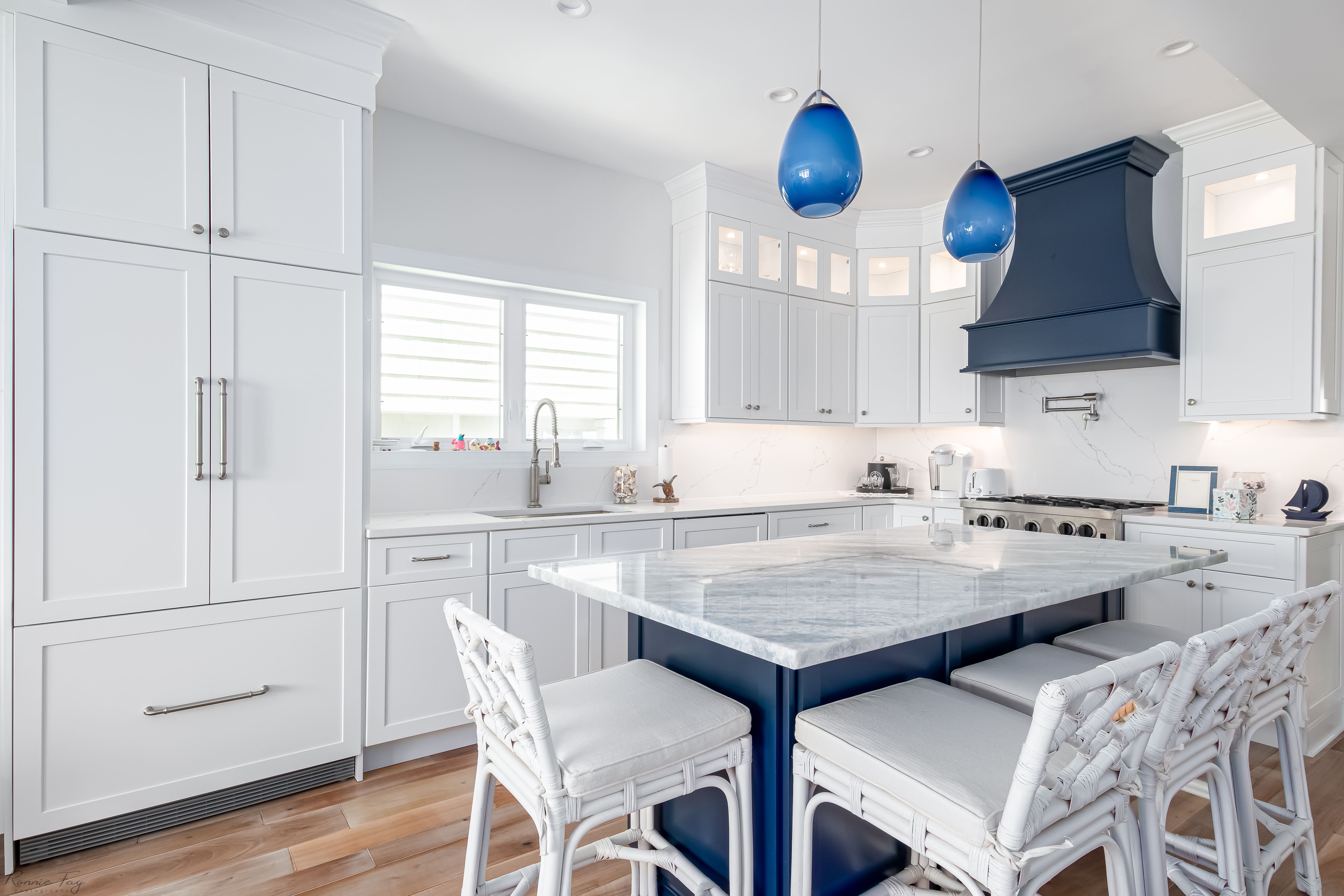 Custom cabinetry with built-in appliances — Cape May County, NJ