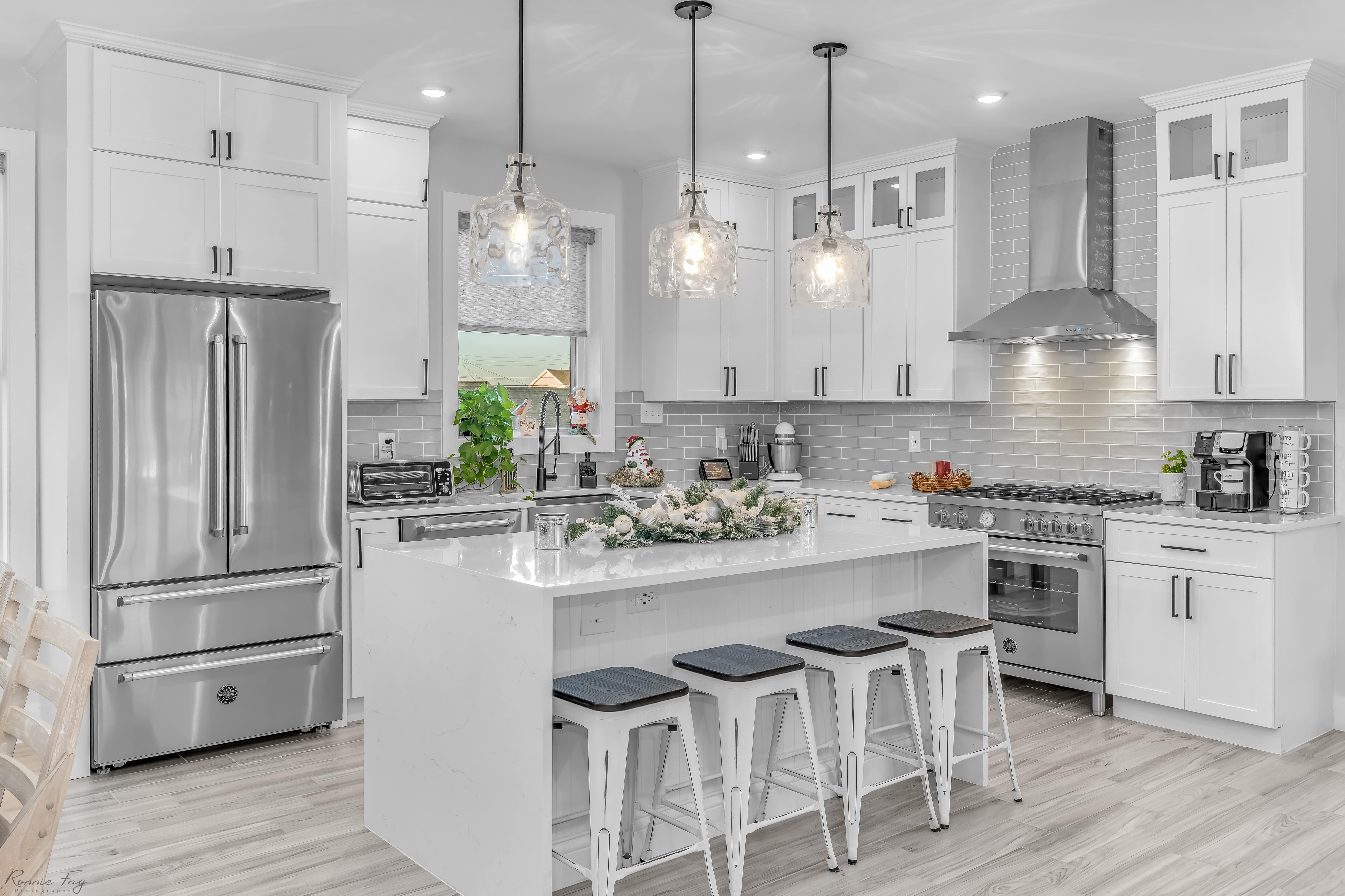 Custom cabinetry in open kitchen — Cape May County, NJ